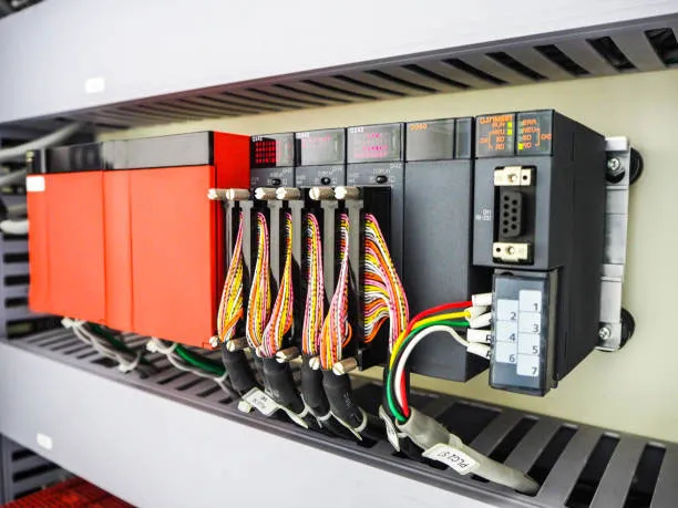 Programming Logic COntroller used in  assembling automotive parts in a factory